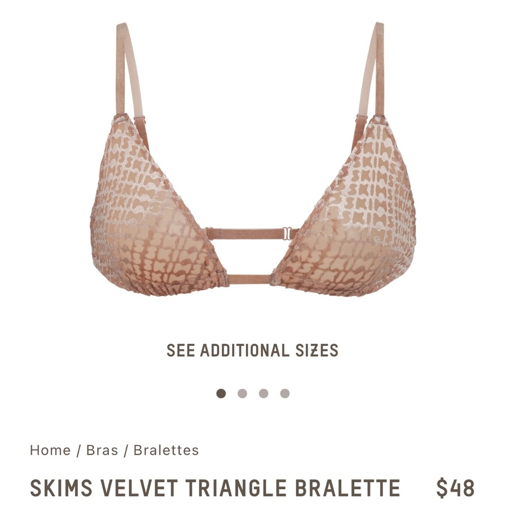 skims velvet bra